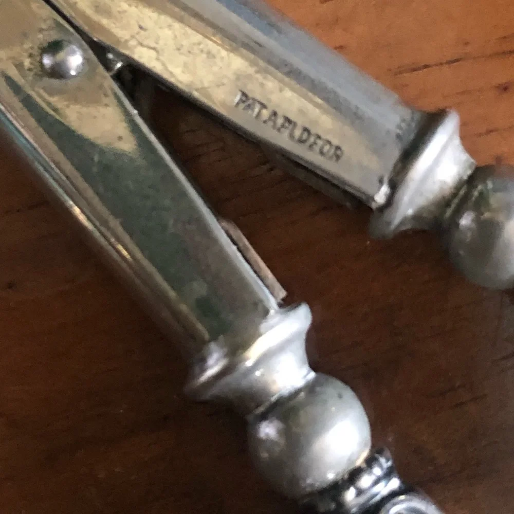 Antique Silver Glove Stretchers